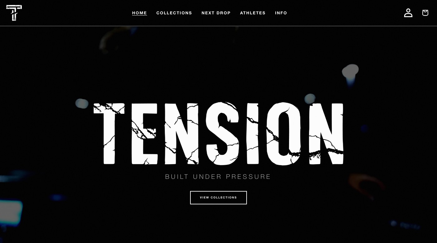 TENSION website screenshot